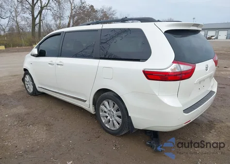 2017 Toyota Sienna Xle Premium 7 Passenger z USA, uszkodzony, nr VIN 5TDDZ3DC7HS150225